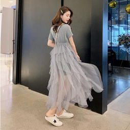 连衣裙女2019超仙新款女装韩版夏季气质甜美不规则网纱长裙ws