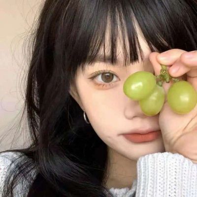 ins侧脸唯美女生头像
