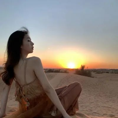 女生头像日落温柔女生头像