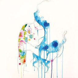 conradroset手绘插画欣赏水彩色彩速写堆糖,美好生活研究所
