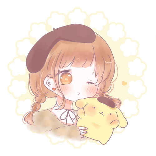 三丽鸥和小女孩头像