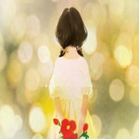 手绘头像女生唯美背影微信头像图片大全