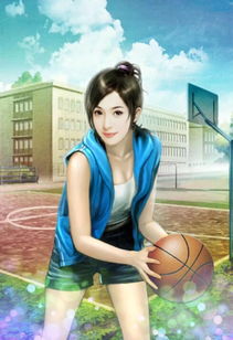 手绘现代美女