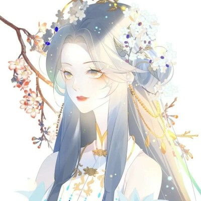 古风女头且听风吟,静待花开