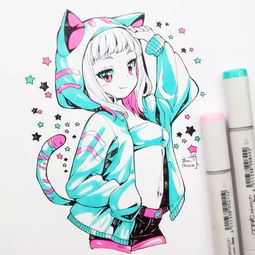 17岁高中少女的二次元漫画画的每一个小姐姐我都想追求