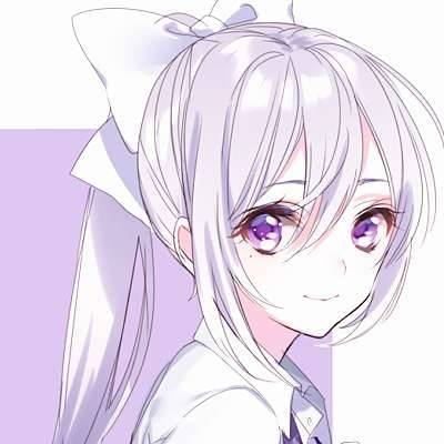 动漫女头可爱小清新高清动漫女头像小清新侧脸