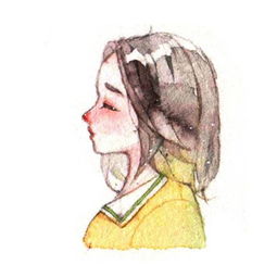 阳光清新手绘女生头像最新2018我想要的不是喜欢而是偏爱