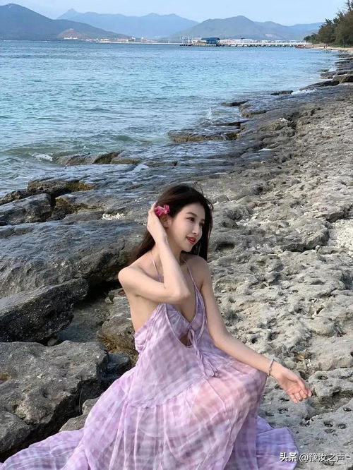 自然风光比基尼美女与大海沙滩蓝天构成一幅幅美丽的风景