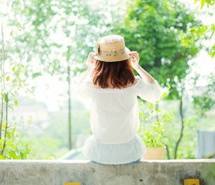 女生失落背影头像微信头像图片大全