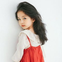 女生头像可爱呆萌小孩真人侧脸小女孩头像