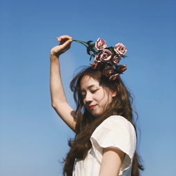 抖音夏日清新文艺女头像只和有趣的人浪费时间