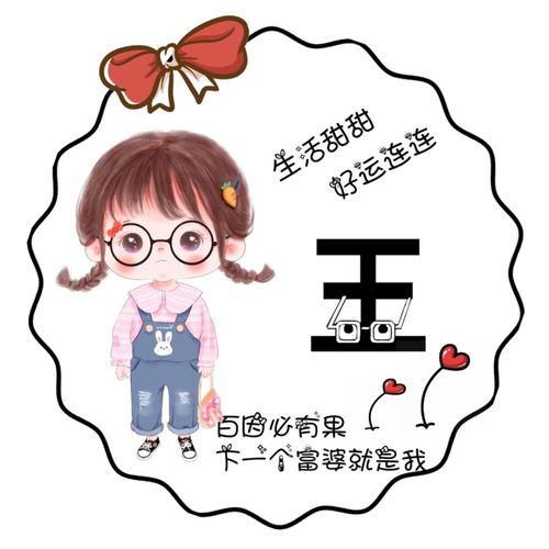 百家姓女生姓氏专属头像分享