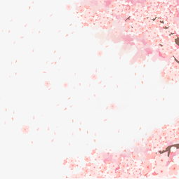 浪漫樱花与女孩主题边框素材图片免费下载高清psd千库网图片编号10185143