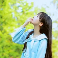 qq头像正脸正脸女生唯美小清新qq头像