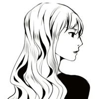 头像女手绘简笔画女生