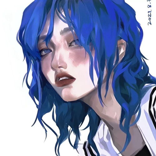 酷酷的动漫女生头像