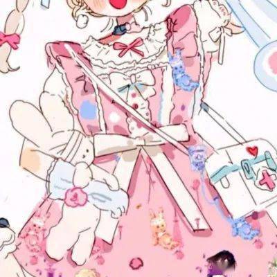动漫闺蜜头像仙气洛丽塔闺蜜头像真人四人两人