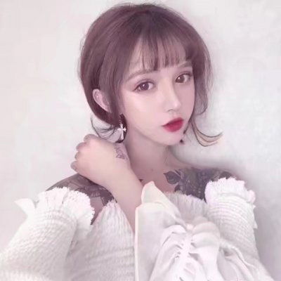粉色系头像真人粉色控韩系女生头像