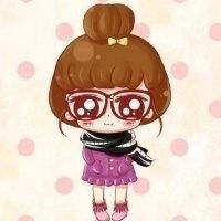 非主流卡通丸子头头像女生