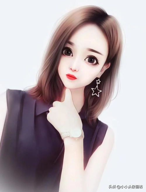 你的头像该换了,最美女生芭比娃娃真人漫画头像,减龄又好看