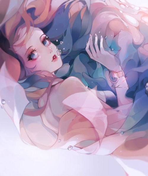 qq头像卡通女生梦幻插画师