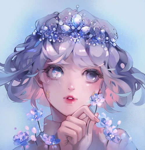 插画师笔下的甜美少女,果冻软糖般的色彩,仿佛跌进仙境般的美梦