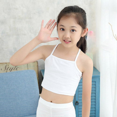 女童吊带背心小学生内衣发育期夏季中大童抹胸奥代尔纯棉少女内衣