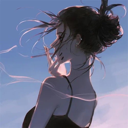干净温柔的小众动漫头像女生头像19