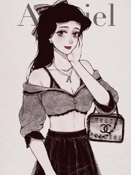 头像迪士尼的公主女生头像,叫上姐妹一起吖