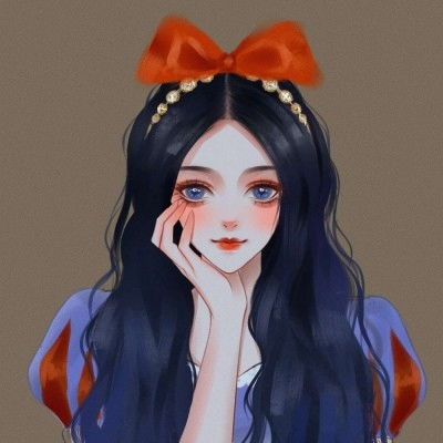 唯美古风女头予我漫天星辰,月落星沉入眼