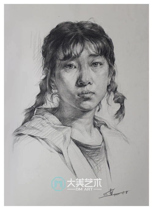 直播预告大美艺术何明达老师素描头像课