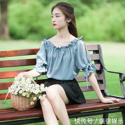 露肩上衣女,引领2018夏季穿搭时尚
