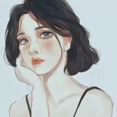 成熟气质女生头像动漫发型