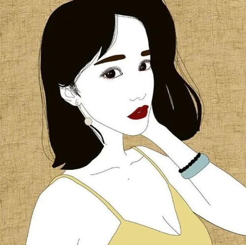 女生头像唯美素描头像传情