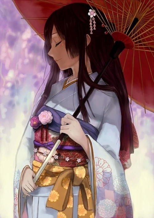 唯美头像丨古风美女插画,撑伞的女人美,别有一番韵味