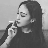 抽烟女头像个性头像个性