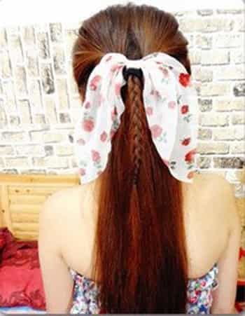 超赞减龄甜美编发教程打造小清新青春女生发型