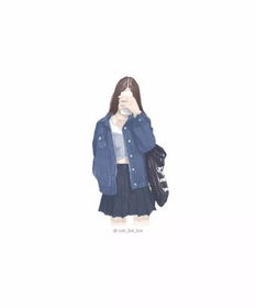 淡雅清新的美少女服装插画,是你喜欢的配色吗