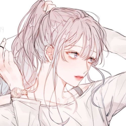 好看真人女头像可爱的卡通动漫女生