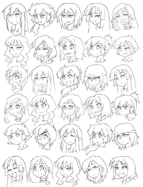 零基础学插画如何画好美少女的脸部五官