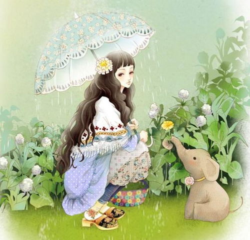 唯美头像卡通手绘插画,气质高贵,貌美如花的二次元美人
