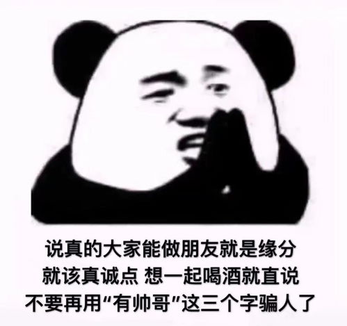 沙雕恶搞表情包想喝酒就直说,不要用有美女这三个字骗人了