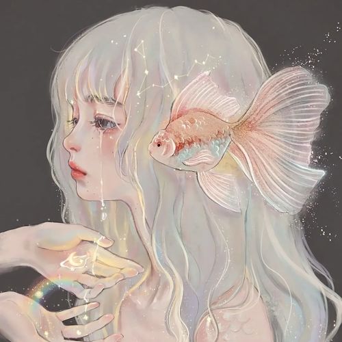 动漫女生头像繁杂的经历在眼角镌刻深深的纹我转身雕下一朵花