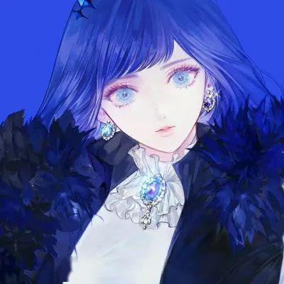 女生头像好看的古风插画女头像