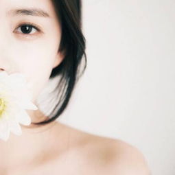 网图头像女小清新眉间纹