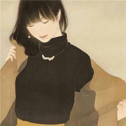 现代彩色素描头像女生唯美最新2018一眼见你万物不及