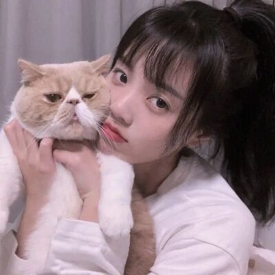 招桃花可爱甜美女生头像