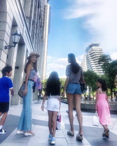 组图曹格娇妻晒女儿grace背影照才七岁比例直逼九头身