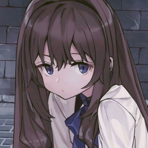 招桃花温柔动漫可爱女生头像266