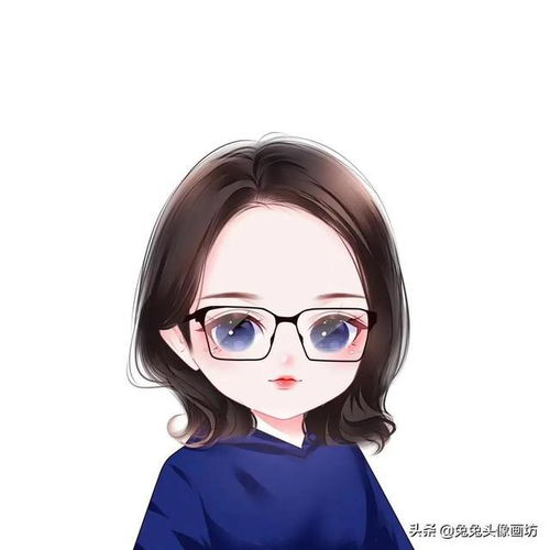 2022年最美短发卡通头像,真人照片变漫画头像,气质洋气又好看